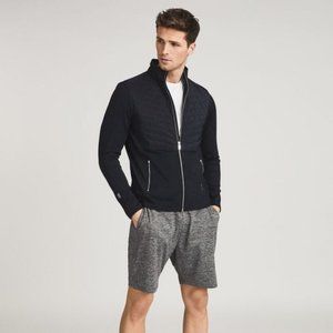 Reiss - ARENA hybrid zip jacket
